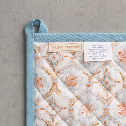 100% Cotton Oven Mitt & Pot Holder Set