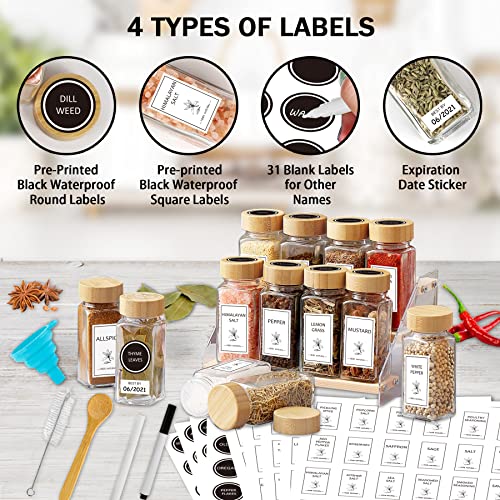 Spice Jars with Lable (48 Count)