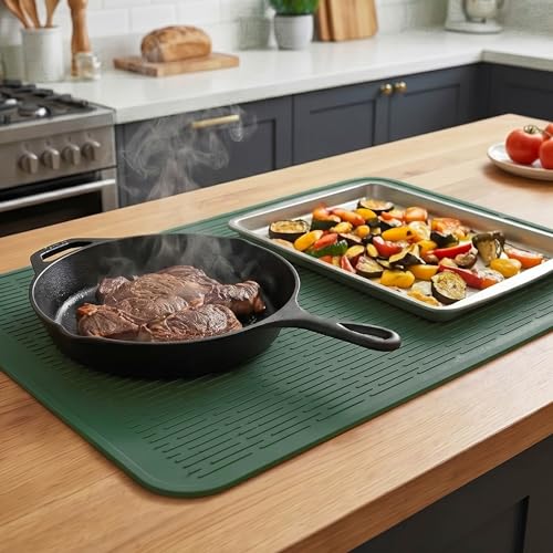 Silicone Dish Drying Mat for Multiple Usage