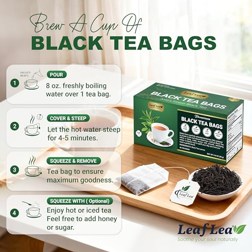 Premium Black Tea Bags (80 Count)