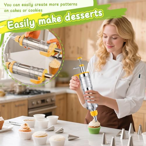 Dessert Decorating Syringe Set (66 Count)