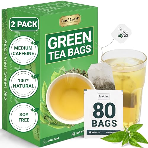 Premium Green Tea Bags (80 Count)