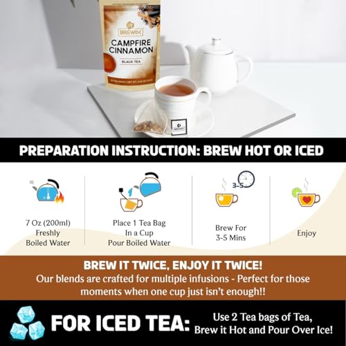 Campfire Cinnamon Black Tea (30 Count)