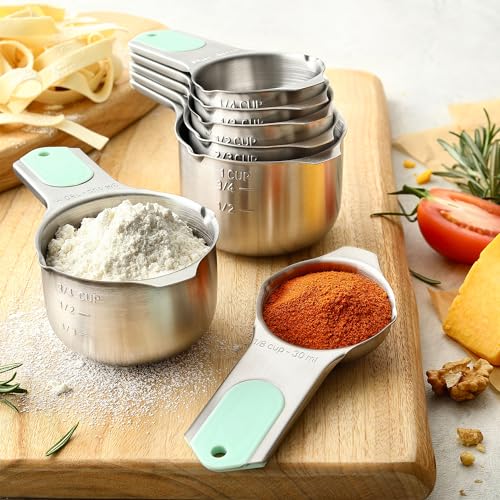 Magnetic Measuring Cups & Spoons Set of 15 with Levelers