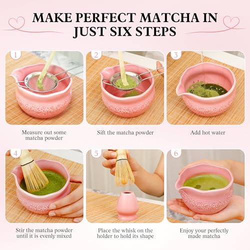 Pink Matcha Set (8 Count)