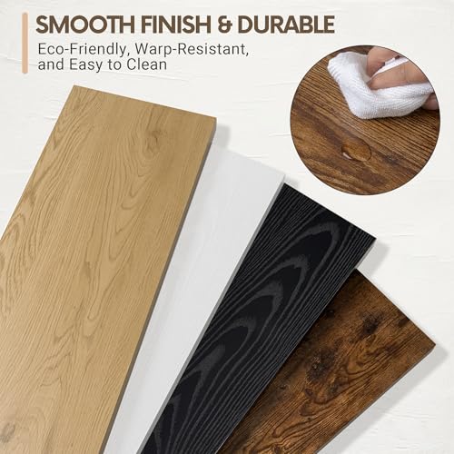 10 Inch Deep Floating Shelves for Wall 55” Set of 2 (2 Count)