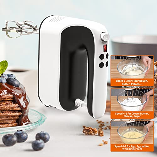 9 Speed Digital Hand Mixer Electric