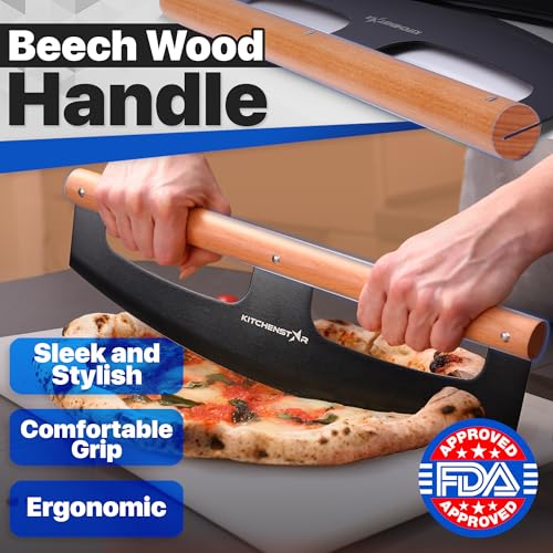14 Inch Pizza Cutter Rocker Blade