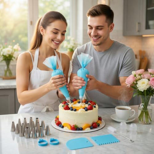 Piping Bags and Tips Set