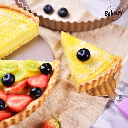 11 Inch Round Tart Pan with Loose Removable Bottom