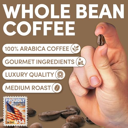 Sarasota Coffee Whole Bean Vanilla Hazelnut (80 Ounce)