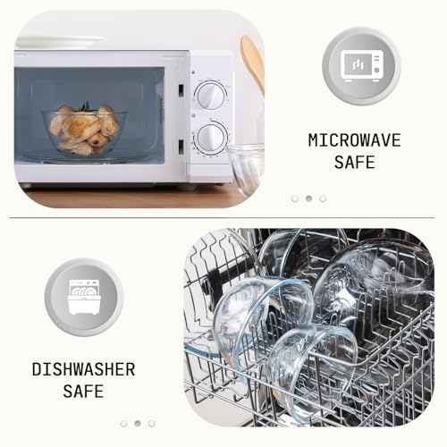5pc Glass Mixing Bowls Sets