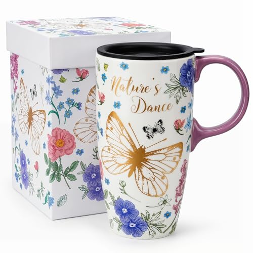 Ceramic Travel Mug with Lid