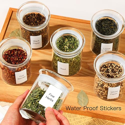 10oz Glass Jars with Airtight Lid (4 Count)