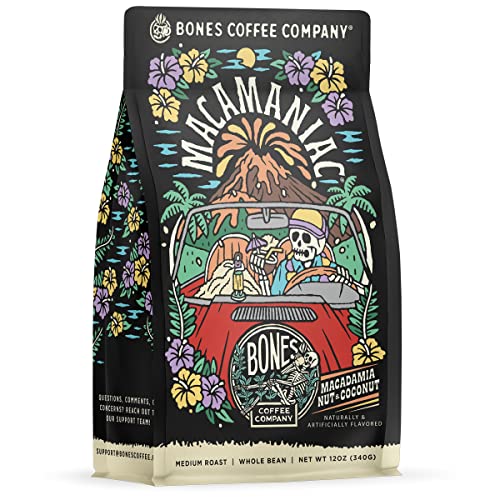 Macamaniac Macadamia and Coconut Flavored Coffee (12 Ounce)