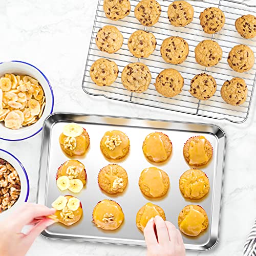 17.5 Inch Baking Sheet with Rack Set