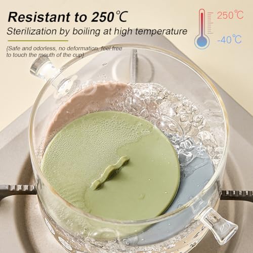 Silicone Cup Lids Silicone Cup Covers 6color Design