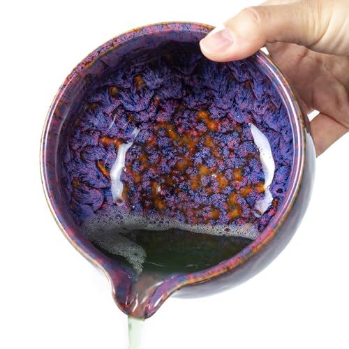 Japanese ceramic matcha bowl. 20 ounce ceramic bowl