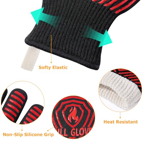 BBQ Gloves BBQ Accessories 1472℉ Extreme Heat Resistant