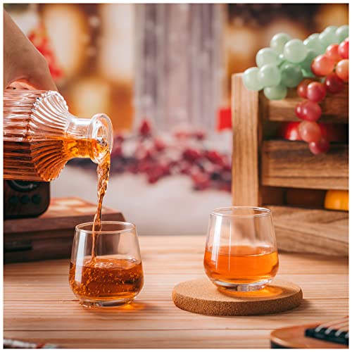 24 Pack Shot Glasses 3.25 oz Tequila Heavy Base Whiskey Tasting Glass Cups Small Liquor and Spirit Bar Shooter for Drinking Tasting Espresso Beer Juice (24 Count)