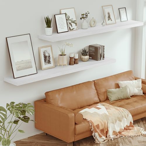 Deep Floating Shelves 72x12” Set of 1