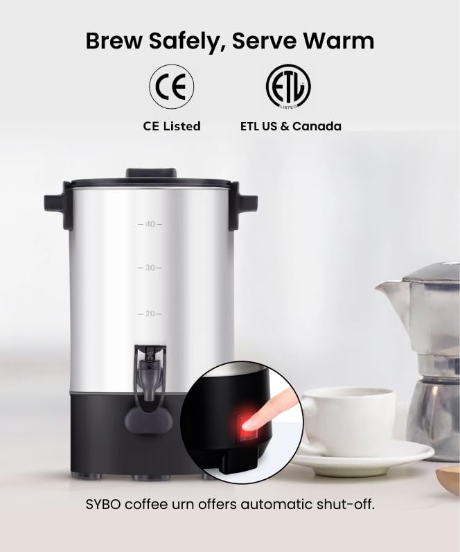 30 Cup Stainless Steel Percolator Coffee Maker