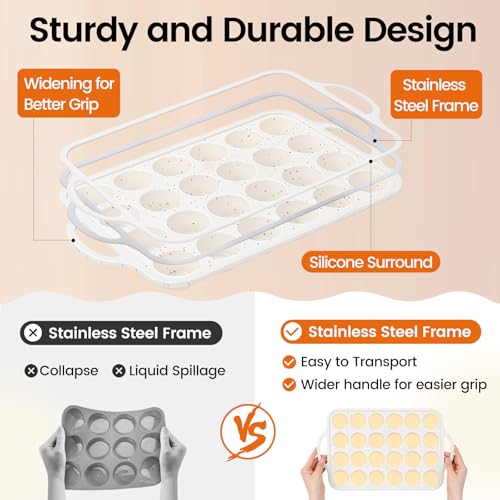 Silicone Mini Muffin Pan With Metal Reinforced Frame