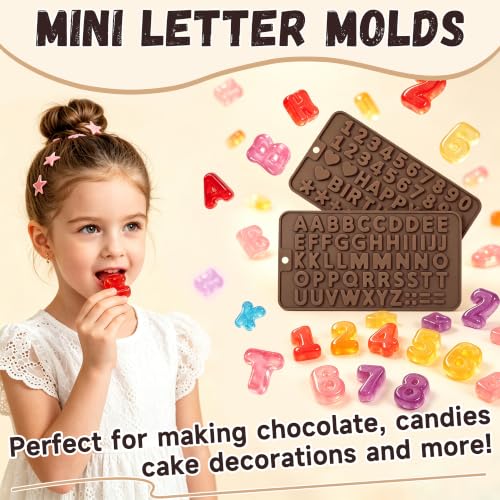 2PCS Silicone Molds for Chocolate (2 Count)