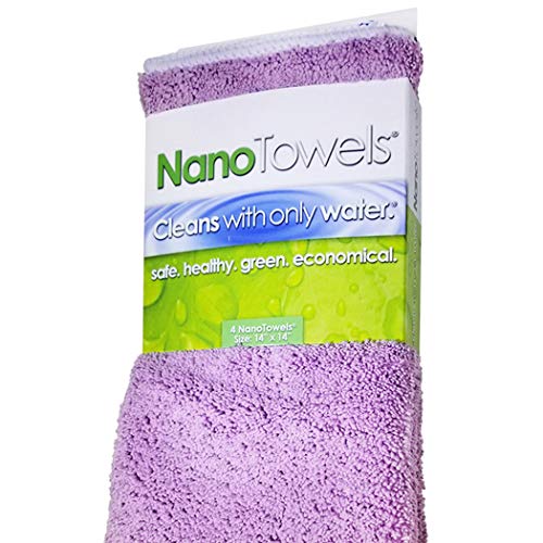 The Amazing Eco Cloth that Cleans Virtually Any Surface with Only Water. No More Paper Towels Or Toxic Chemicals. 4 (4 Count)
