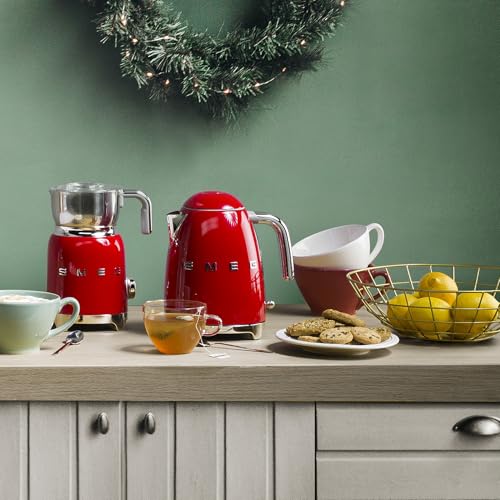 50's Retro Style Electric Water Kettle with Automatic Shutoff