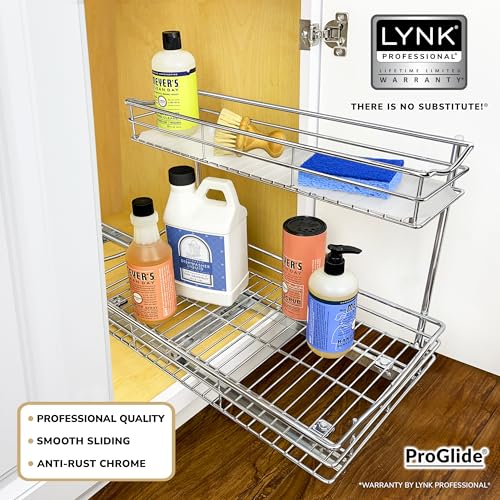 Pull Out Under Sink Kitchen Cabinet Organizer