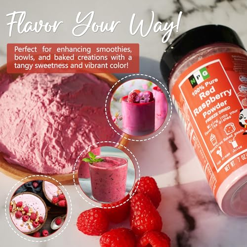 Freeze Dried Red Raspberry Juice Powder 7 Oz (7 Ounce)