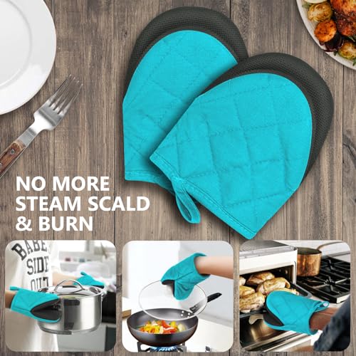 1 Pair Short Oven Mitts