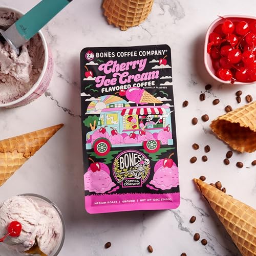 Cherry Ice Cream Flavored Coffee (12 Ounce)