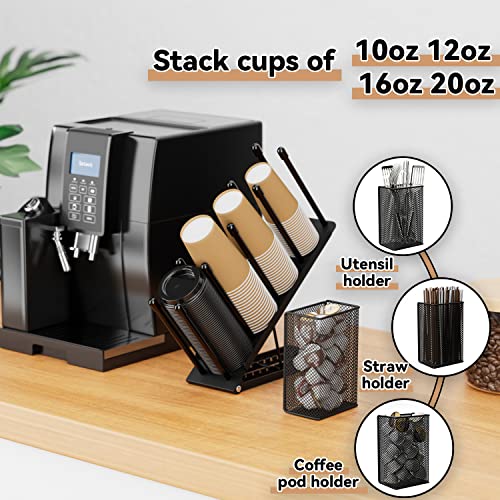 Coffee Cup and Lid Holder