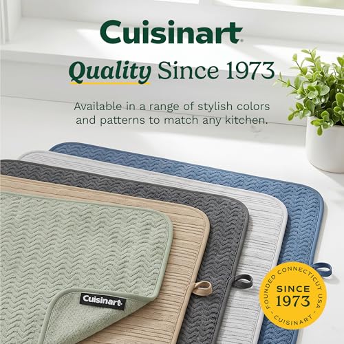 Cuisinart Dish Drying Mat for Kitchen Counter (2 Count)