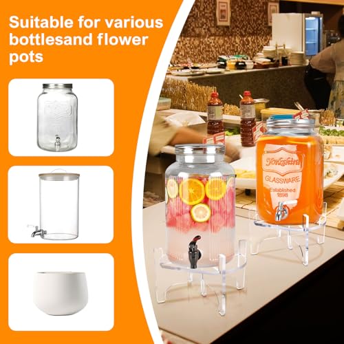 Acrylic Glass Drink Dispenser Stand