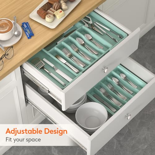 Extra Large Silverware Drawer Organizer