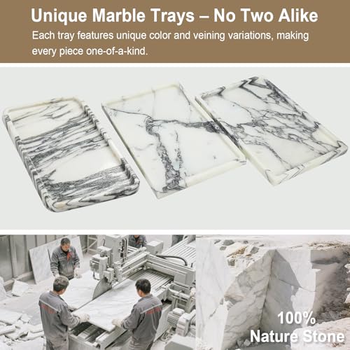 Natural Marble Vanity Tray