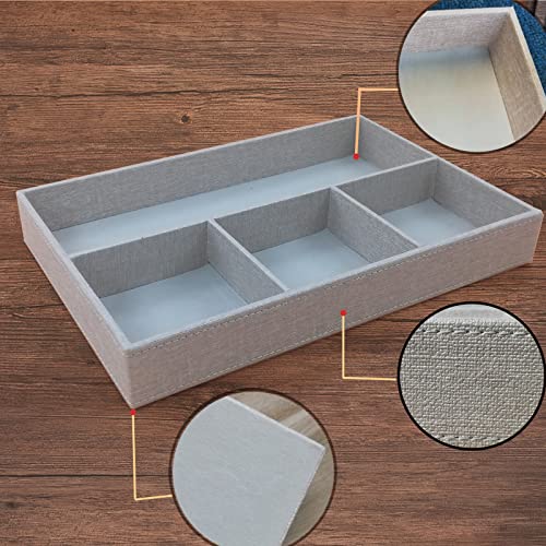 Desktop PU Leather Storage Rack