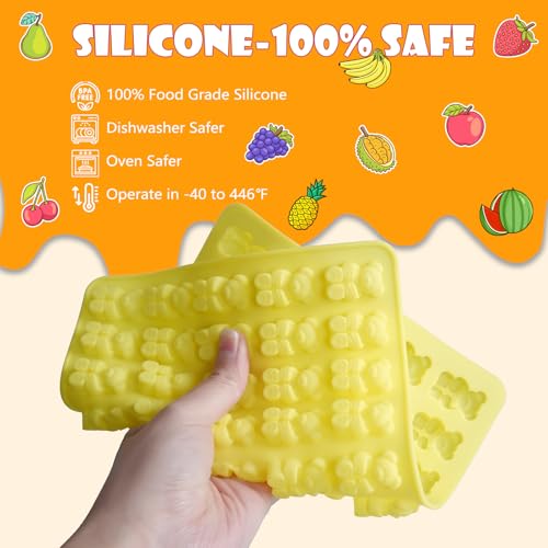 Gummy Bear Molds Silicone 37PCS Set