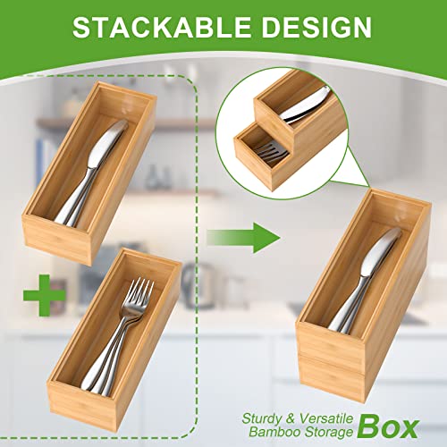 Bamboo Drawer Organizer (2 Count)
