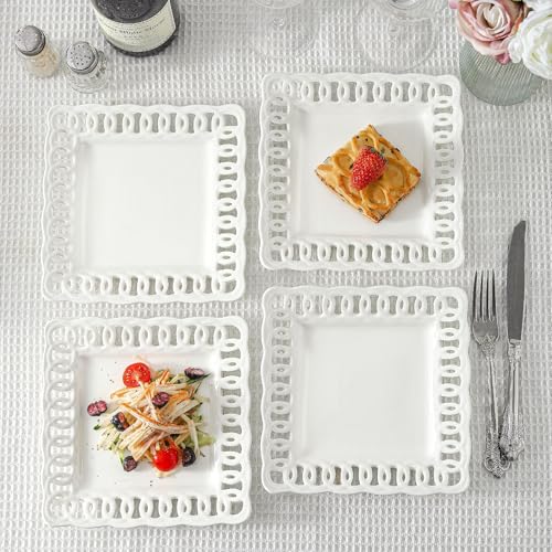 Square Appetizer Plate (4 Count)