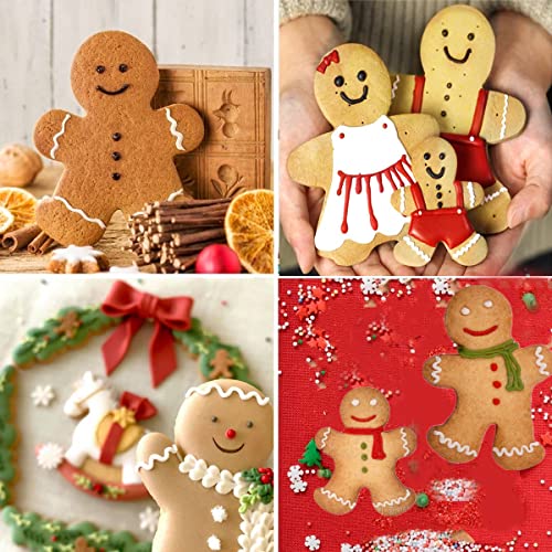 3PCS Gingerbread Man Cookie Cutters