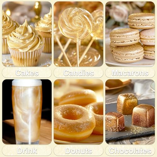 Iridescent Gold Edible Glitter