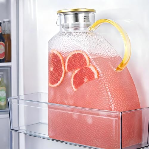 Glass Pitcher With Lid