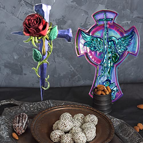 2PCS Large Cross Resin Molds