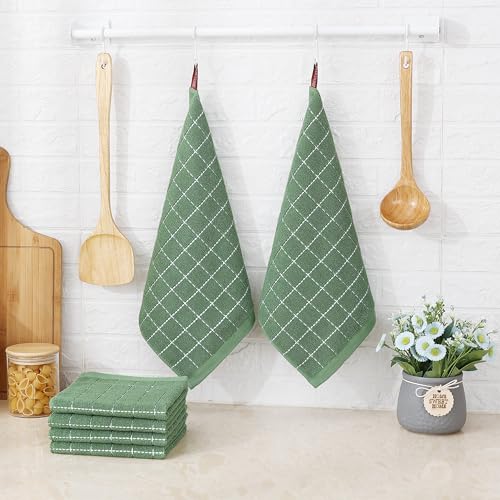 100% Cotton Terry Kitchen Dish Cloths (8 Count)