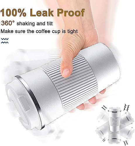 12oz Travel Coffee Mug Spill Proof