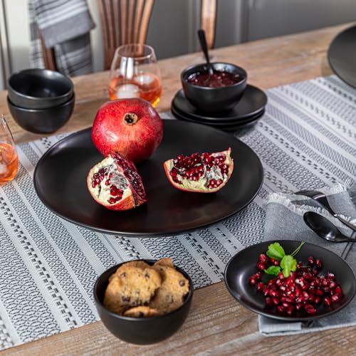 over&back Coupe Stoneware Serving Platter